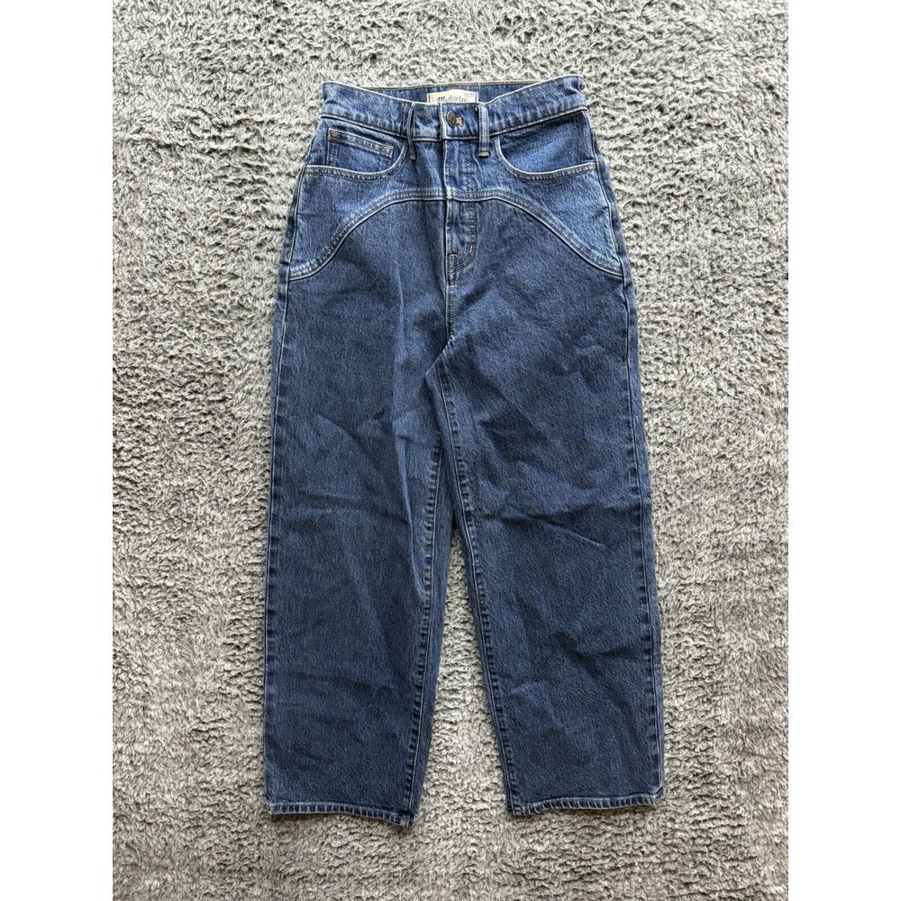 Madewell The Perfect Vintage‎ Wide-Leg Crop Jean Women's Size 23 Light Wash